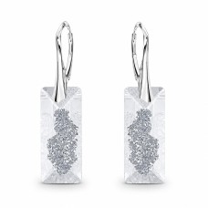 925 Sterling Silver Earrings “Growing Crystal II” created with Crystals by Swarovski®