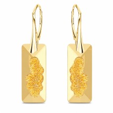 Naiste kõrvarõngad Diamond Sky „Growing Crystal II (Golden Shadow)“ koos Swarovski kristallidega