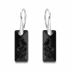 925 Sterling Silver Earrings “Growing Crystal II (Jet)” created with Crystals by Swarovski®