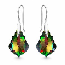 Naiste kõrvarõngad Diamond Sky „Baroque IV (Vitrail Medium)“ koos Swarovski kristallidega