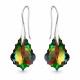 Naiste kõrvarõngad Diamond Sky „Baroque IV (Vitrail Medium)“ koos Swarovski kristallidega