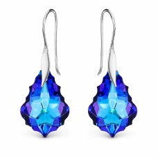 Naiste kõrvarõngad Diamond Sky „Baroque IV (Heliotrope)“ koos Swarovski kristallidega