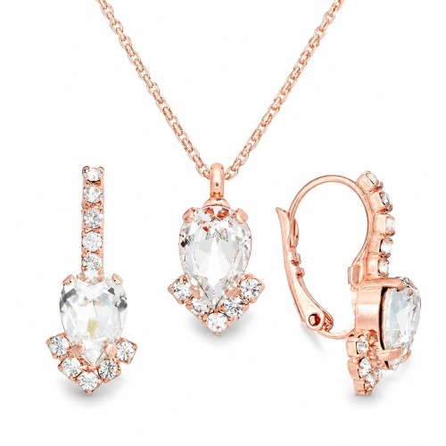 Ehtekomplekt naistele „Leonora II“ Preciosa® kristallidega