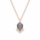 Ehtekomplekt naistele „Leonora II (Jet Hematite)“ Preciosa® kristallidega