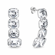 925 Sterling Silver Earrings “Imperial” embellished with Crystals by Swarovski®