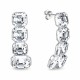 Naiste kõrvarõngad Diamond Sky „Imperial“ koos Swarovski kristallidega