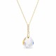 925 Sterling Silver Pendant “Calathea (Crystal Shimmer)” created with Crystals by Swarovski®