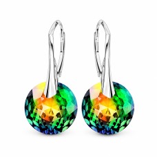 925 Sterling Silver Earrings “Marianne (Vitrail Medium)” created with Crystals by Swarovski®