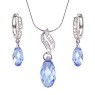 Hõbedased ehtekomplektid Swarovski® kristallidega