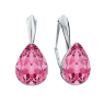 925 Sterling Silver Earrings with Preciosa® crystals