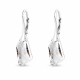 925 Sterling Silver Earrings “Hyperborea” created with Crystals by Swarovski®