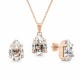 Jewelry Set “Venus II (Silver Patina)” created with Crystals by Swarovski®