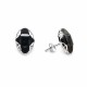 925 Sterling Silver Earrings “Delia (Graphite Lite Chrome)” created with Crystals by Swarovski®
