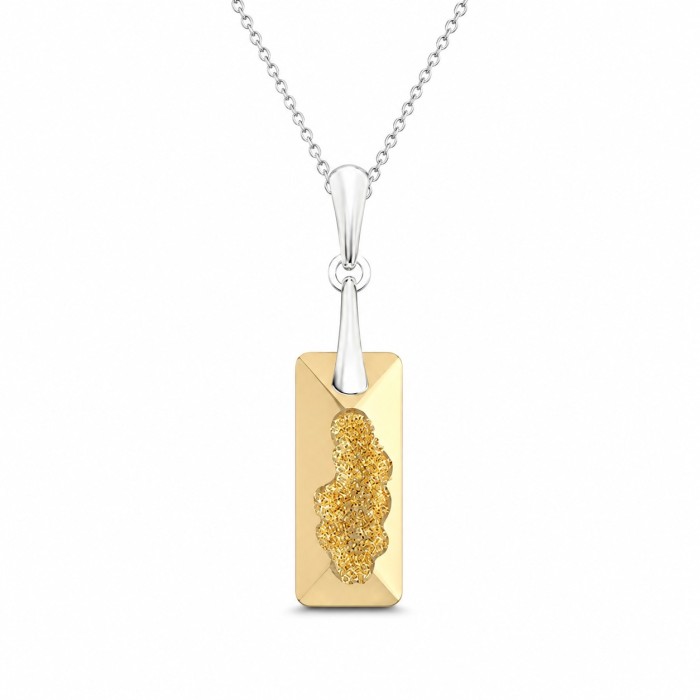 Hõbekomplekt „Growing Crystal II“ (Golden Shadow) 925 hõbedast Swarovski® kristallidega