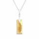 Hõbekomplekt „Growing Crystal II“ (Golden Shadow) 925 hõbedast Swarovski® kristallidega