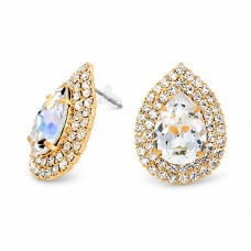 Серьги «Жасмин» с кристаллами Swarovski®
