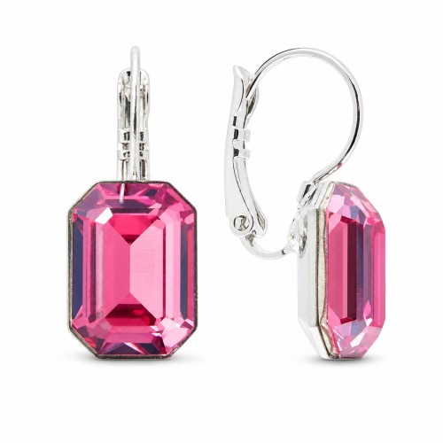 Kõrvarõngad „Lourdes (Rose Diamond Touch Light)“ Swarovski® kristallidega