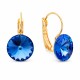 Earrings “Clarice II (Sapphire)” created with Crystals by Swarovski®