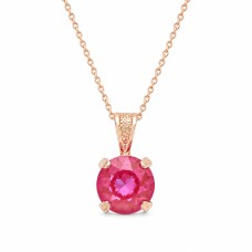 Pendant “Juno (Lotus Pink DeLite)” created with Crystals by Swarovski®