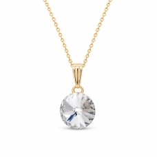 Pendant “Clarice II (Silver Night)” created with Crystals by Swarovski®