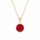Ripats „Clarice II (Light Siam)“ Swarovski® kristallidega