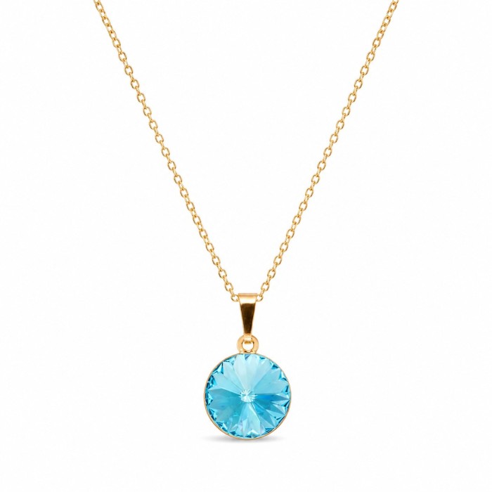 Женский комплект «Кларис II (Aquamarine Blue)» с кристаллами Swarovski®