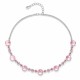 Naiste kaelakee Diamond Sky „Vortex II (Light Rose)“ koos Swarovski kristallidega
