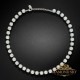Naiste kaelakee Diamond Sky „Classic (White Opal)“ koos Swarovski kristallidega