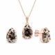 Jewelry Set “Venus II (Rose Patina)” created with Crystals by Swarovski®
