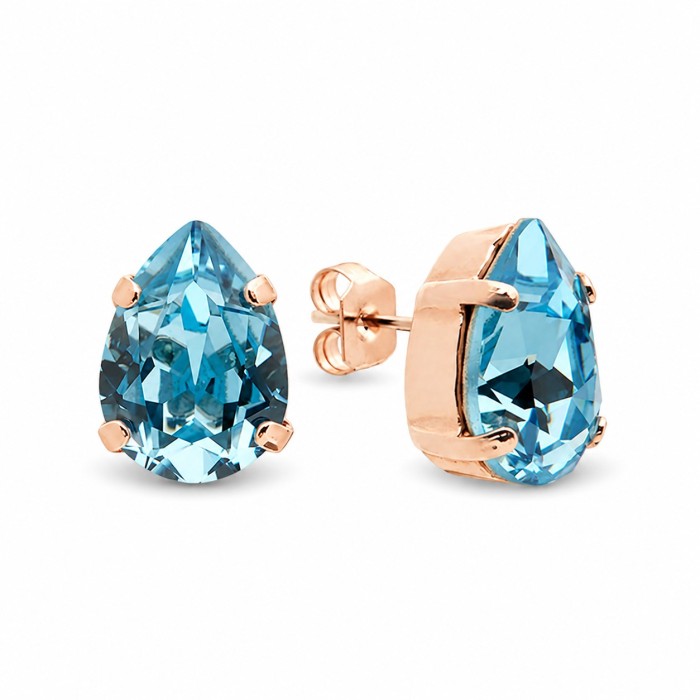 Jewelry Set “Venus II (Aquamarine)” created with Crystals by Swarovski®