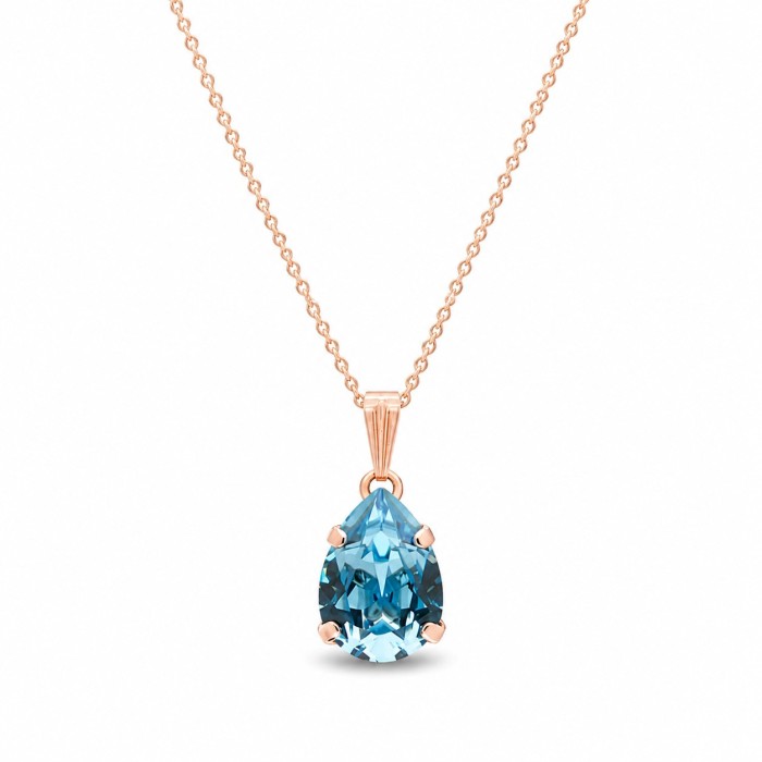 Jewelry Set “Venus II (Aquamarine)” created with Crystals by Swarovski®