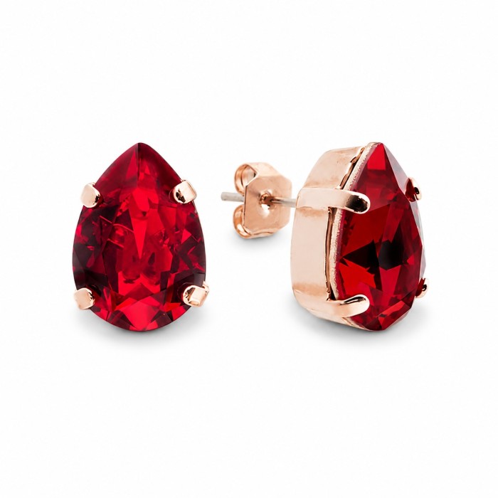 Женский комплект «Венус II (Siam)» с кристаллами Swarovski®
