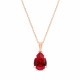 Женский комплект «Венус II (Siam)» с кристаллами Swarovski®