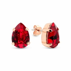 Серьги «Венус II (Siam)» с кристаллами Swarovski®