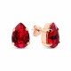 Серьги «Венус II (Siam)» с кристаллами Swarovski®