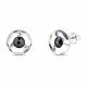 925 Sterling Silver Earrings “Astra (Hematite)” created with Crystals by Swarovski®