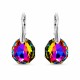 925 Sterling Silver Earrings “Frozen Edges (Vitrail Medium)” created with Crystals by Swarovski®