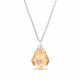 Hõbedane ripats „Baroque V (Golden Shadow)“ Swarovski® kristallidega