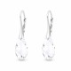 925 Sterling Silver Earrings “Enchanté” created with Crystals by Swarovski®
