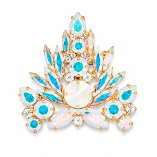 Pross naistele DiamondSky „Crystal Branch II (Aurora Borealis)“ Swarovski kristallidega