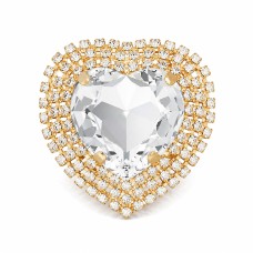 Pross naistele DiamondSky „Crystal Heart“ Swarovski kristallidega