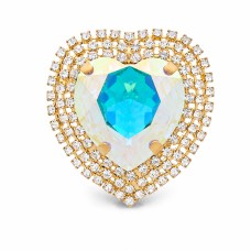 Pross naistele DiamondSky „Kristallsüda“ Swarovski kristallidega