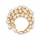 Brooch “Crystal Branch” (Aurora Borealis) adorned with Crystals by Swarovski®