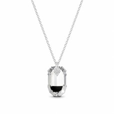 Naiste kaelakee DiamondSky „Symbiosis (Silver Night)“ Swarovski kristallidega