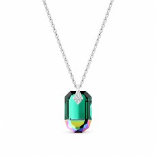 925 Sterling Silver Pendant “Symbiosis (Emerald Scarabaeus Greeen)” created with Crystals by Swarovski®