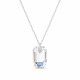 Naiste kaelakee DiamondSky „Symbiosis (Aurora Borealis)“ Swarovski kristallidega