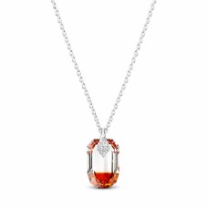 Naiste kaelakee DiamondSky „Symbiosis II (Red Magma)“ Swarovski kristallidega