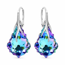 Naiste kõrvarõngad Diamond Sky „Baroque VI (Vitrail Light)“ koos Swarovski kristallidega