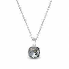 925 Sterling Silver Pendant “Glare (Silver Night)” created with Crystals by Swarovski®