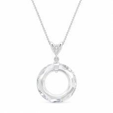Naiste kaelakee DiamondSky „Cosmic Ring“ Swarovski kristallidega